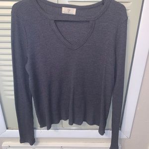 Anthropologie Cut Out Shirt